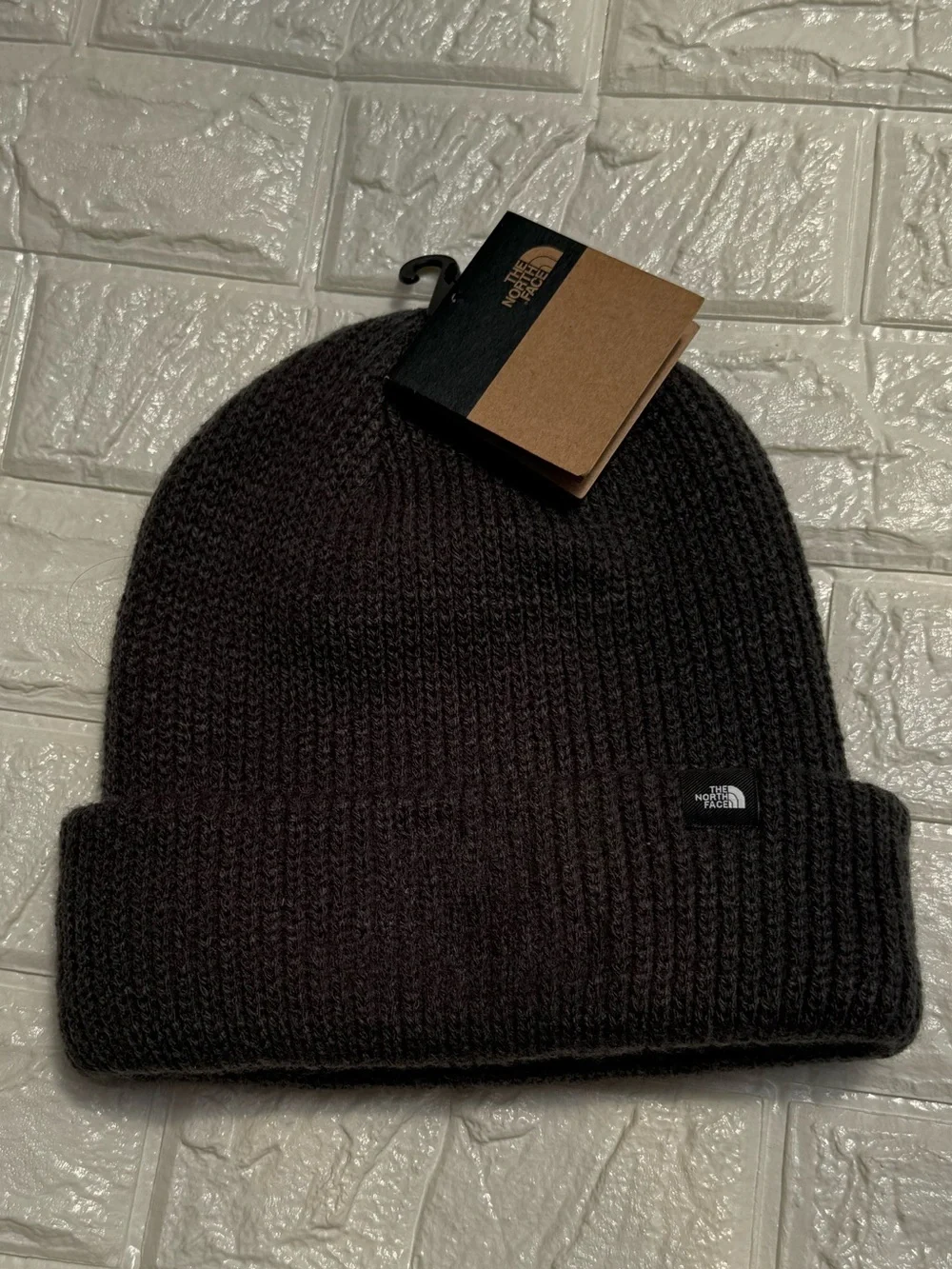 THE NORTH FACE Asphalt Grey Circular Rib Beanie